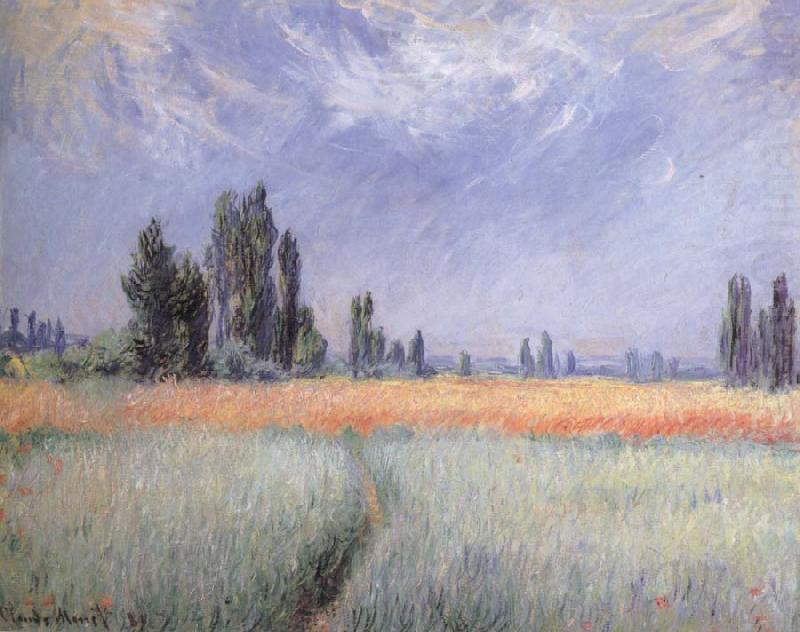 Wheat Field, Claude Monet